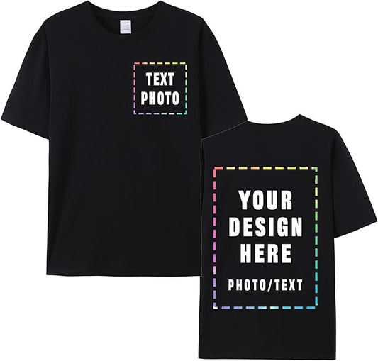 Custom add your design Front & Back, Tshirt, Sweatshirt, Hoodie