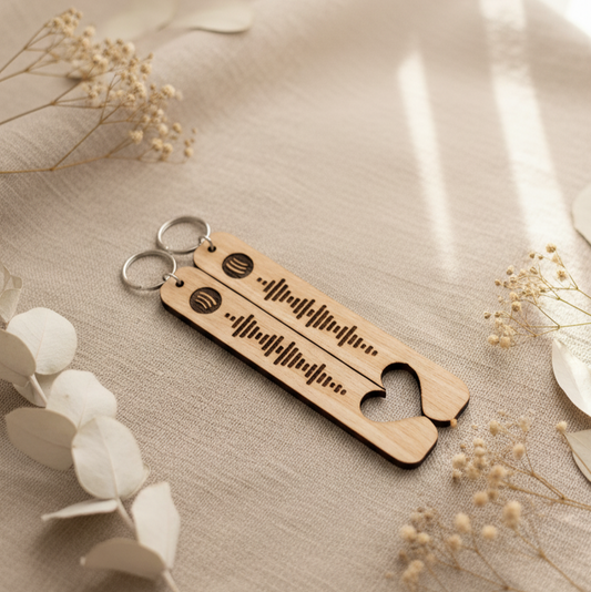 Custom Spotify Code Keychain