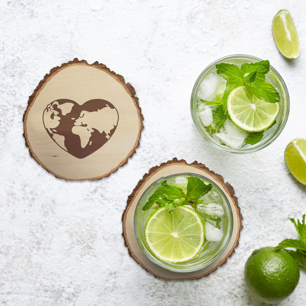 Wood Coasters: Tree Slice