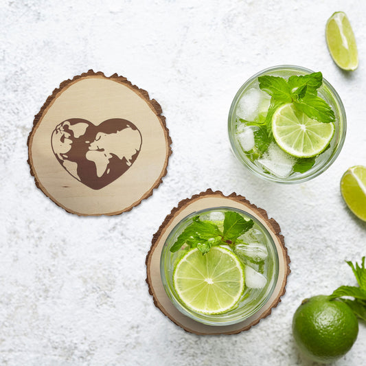 Wood Coasters: Tree Slice
